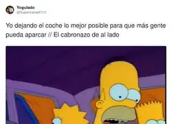 Hay gente que aparca como le sabe del nabo, y lo odio