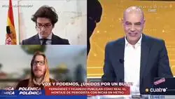 El portavoz de Podemos Pablo Fern&aacute;ndez se disculpa p&uacute;blicamente por comerse una imagen creada con IA con la que acusaba a la periodista Rebeca Crespo de orquestar un bulo