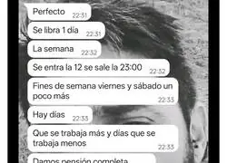 Luego que si no encontramos camareros