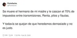 Hacienda: &ldquo;Lo siento por tu p&eacute;rdida&hellip; ahora p&aacute;same el 70% y firma aqu&iacute;&rdquo;