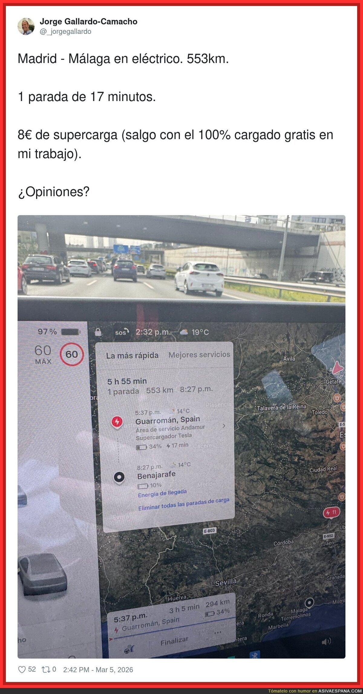 Ahora todos los de los el&eacute;ctricos sacando pecho