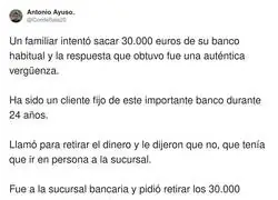 Ojala una extinci&oacute;n de todos los bancos