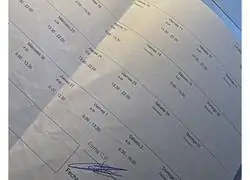 Acabo de encontrar mi horario de cuando trabajaba en el Mercadona, qu&eacute; recuerdos (la peor etapa de mi vida)