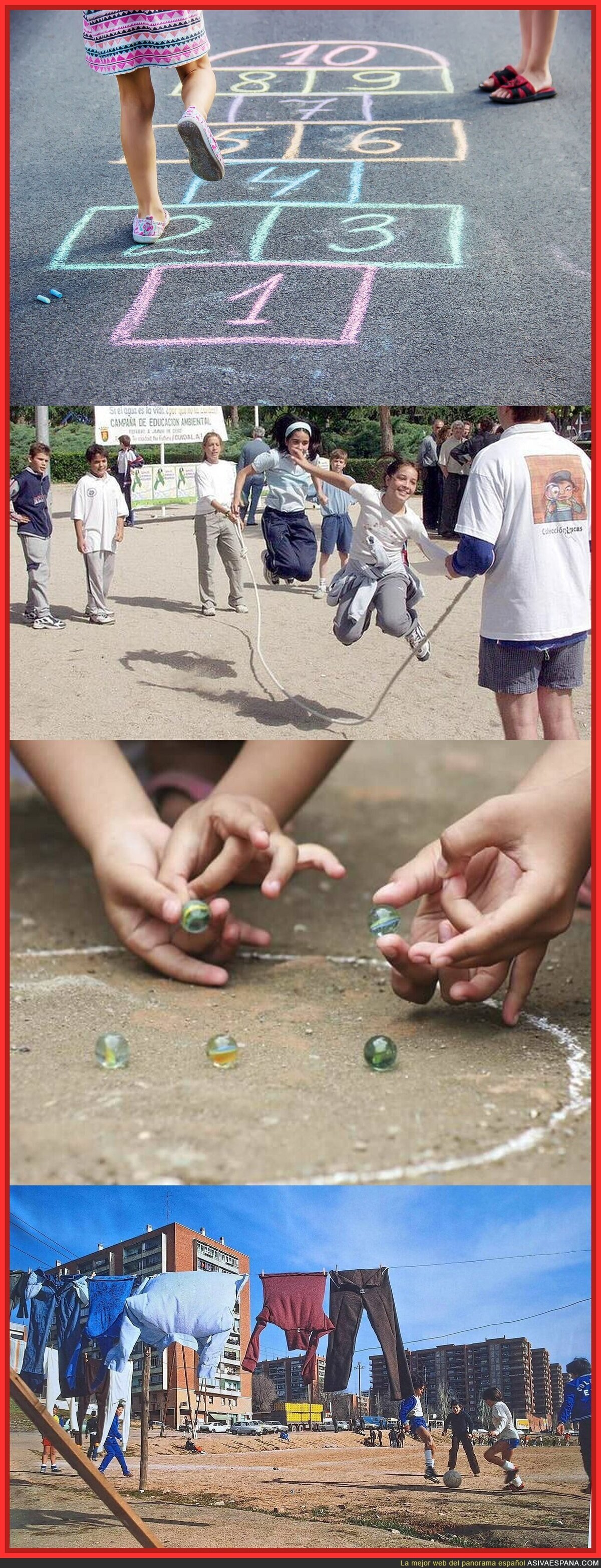 Cuando hac&iacute;a buen d&iacute;a, bajar a la calle a jugar era imprescindible. &iquest;A qu&eacute; jugabas? Aqu&iacute; van algunas ideas