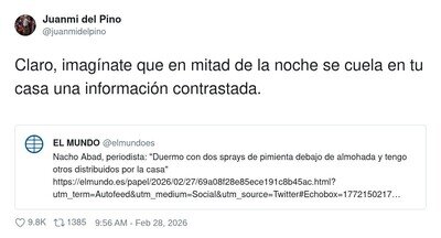 Yo tambi&eacute;n duermo con dos sprays de pimienta&hellip; por si se cuela un hecho contrastado