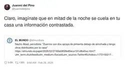 Yo tambi&eacute;n duermo con dos sprays de pimienta&hellip; por si se cuela un hecho contrastado