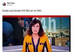 El telediario cuando se cree Uma Thurman