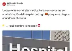 Yo cuando me dan el alta: gracias, pero el all inclusive se aprovecha hasta el final