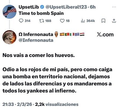 En Espa&ntilde;a nos podemos odiar entre nosotros, pero si viene un guiri a liarla, hacemos pi&ntilde;a en 0,2