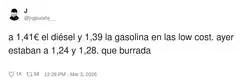 Low cost: la gasolina es barata&hellip; hasta que la l&iacute;a Trump