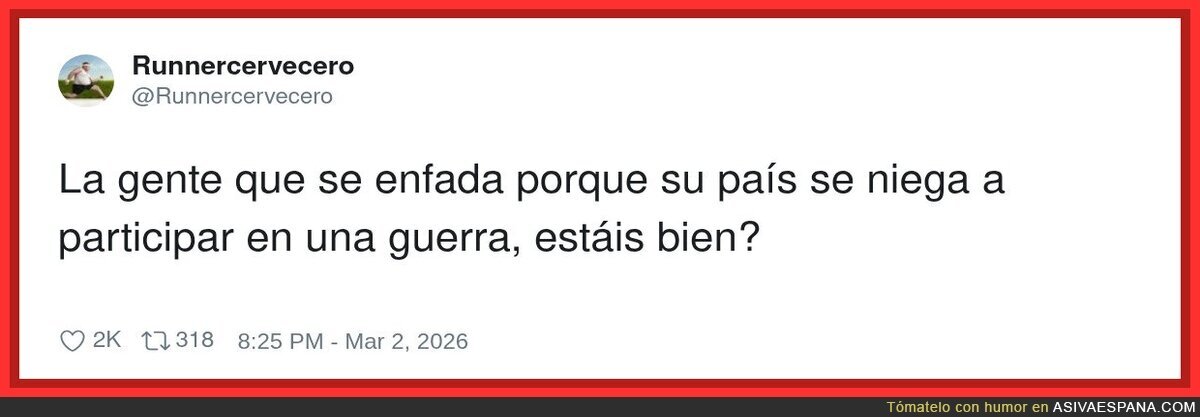 Los mismos que se borran del grupo cuando toca pagar la cena, pero quieren guerra