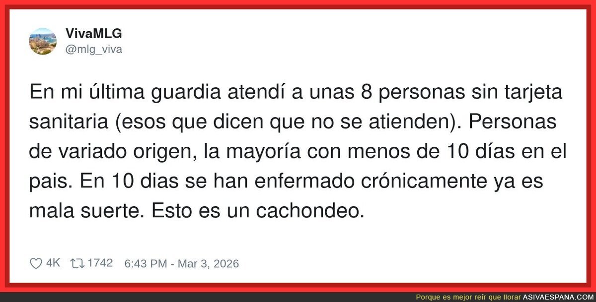 Llegan hace 10 d&iacute;as y ya traen el DLC de enfermedades cr&oacute;nicas desbloqueado