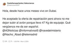 Repatriaci&oacute;n s&iacute;&hellip; pero con Ryanair: la patria tiene 10 kg y gracias