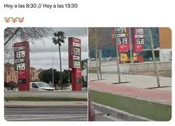 He visto criptos con menos volatilidad que la gasolina de esta tarde