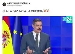 S&iacute; a la paz&hellip; pero por si acaso, voy calentando el discurso