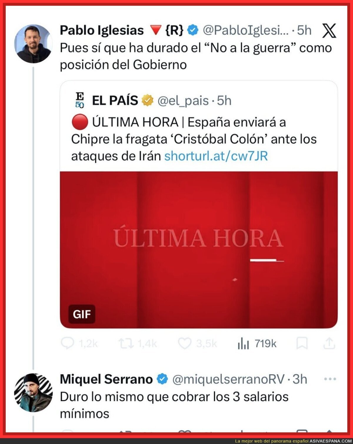 El zasca que se ha llevado el Coletas no lo vio venir, por hablar demasiado