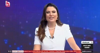 Una presentadora del canal turco Halk TV se despide en espa&ntilde;ol con un mensaje muy bonito