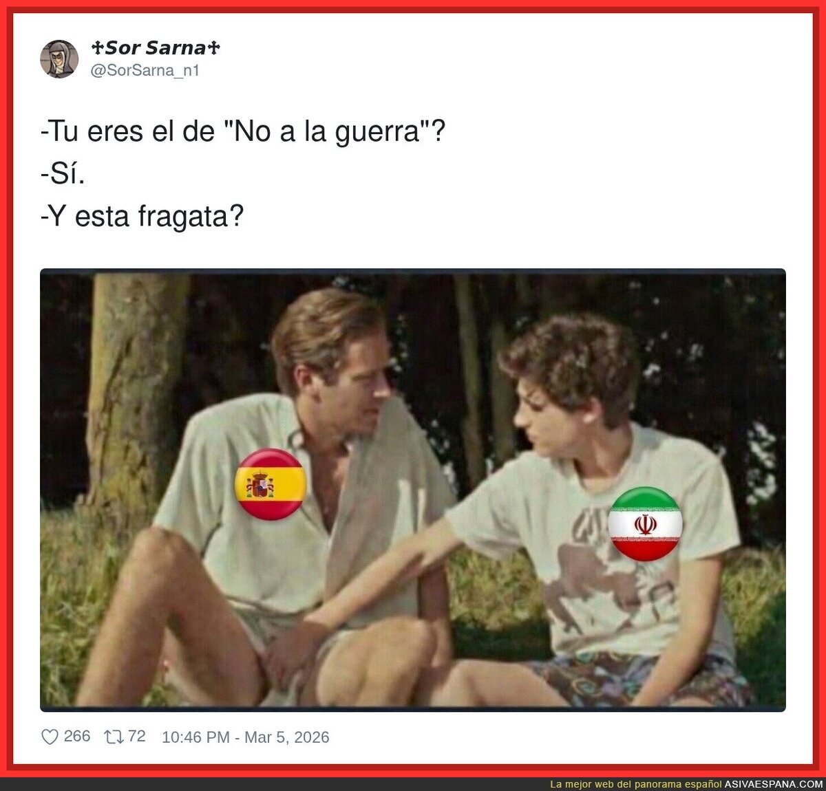 La fragata ha salido igualmente