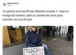 Estos d&iacute;as de ayuno la mujer est&aacute; descansando la pobre