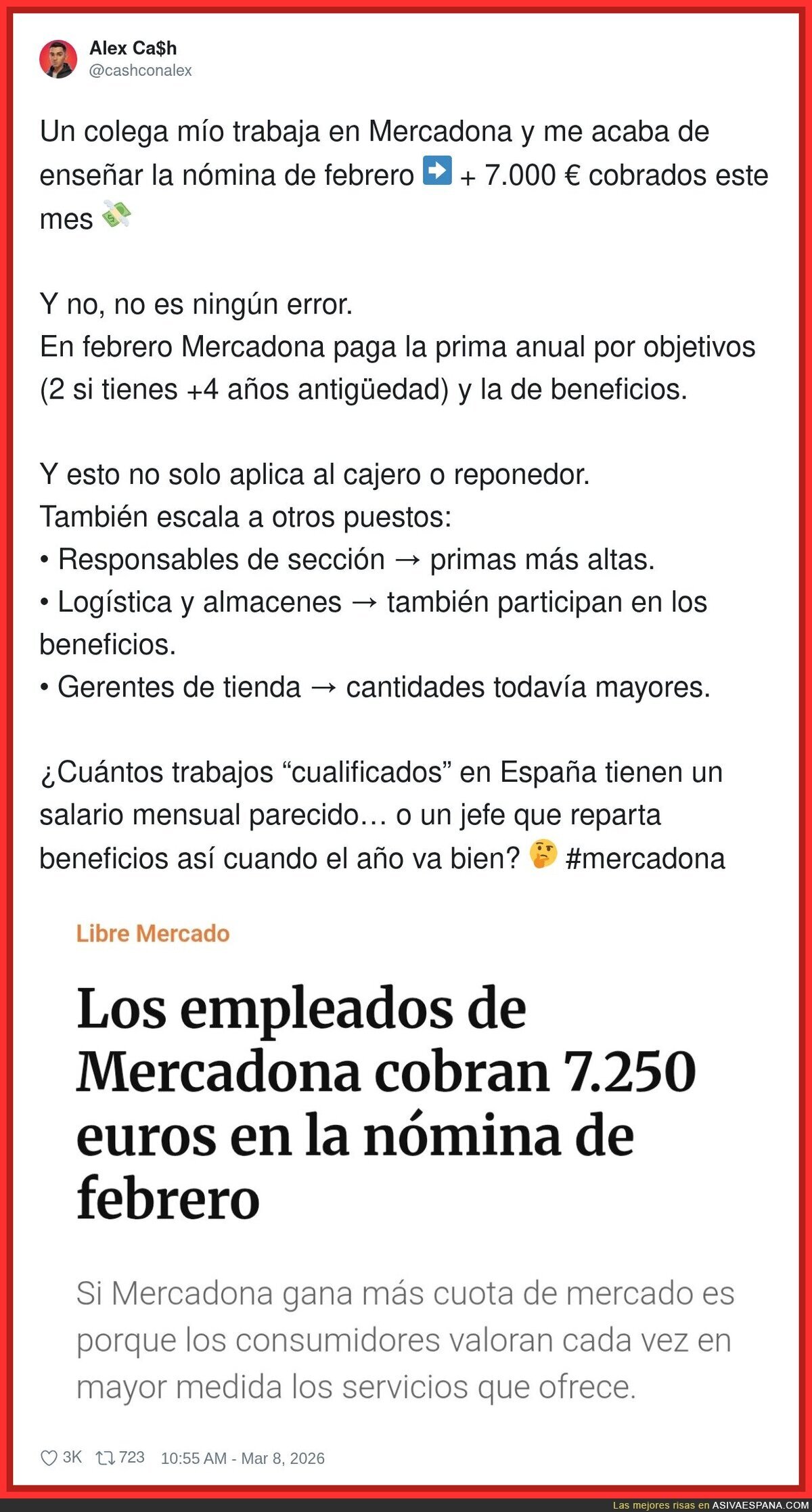 &iquest;D&oacute;nde se aplica a Mercadona? Es para un amigo