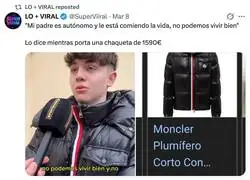 No podemos vivir bien, pero el plumas s&iacute;