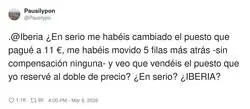 Iberia: te subimos la experiencia&hellip; cinco filas hacia atr&aacute;s