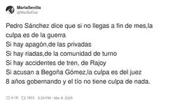 Pedro S&aacute;nchez: yo no me equivoco, el universo me boicotea