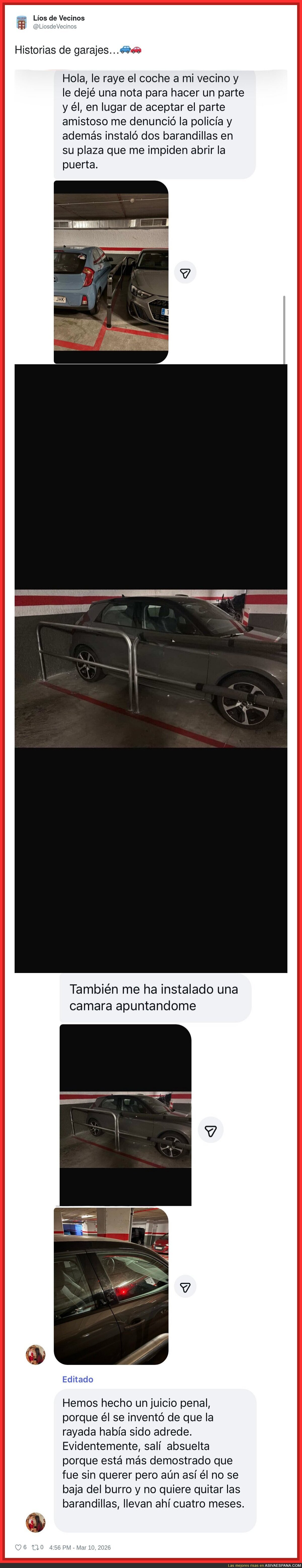 Le roc&eacute; el coche y el t&iacute;o mont&oacute; Fort Knox en su plaza: la venganza m&aacute;s espa&ntilde;ola