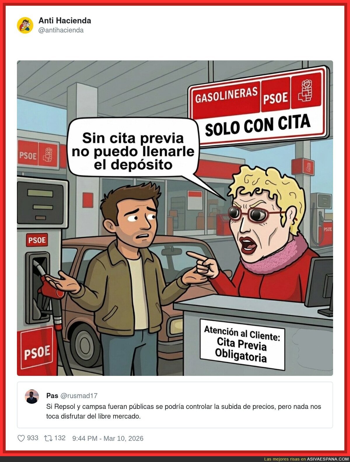 Si Repsol y Cepsa fueran p&uacute;blicas