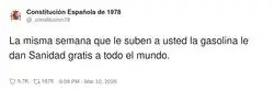 Te suben la gasolina y te venden la sanidad "gratis": Espa&ntilde;a, siempre innovando en magia contable