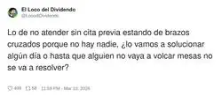 En Espa&ntilde;a la cita previa no es para atenderte, es para que te d&eacute; tiempo a rendirte