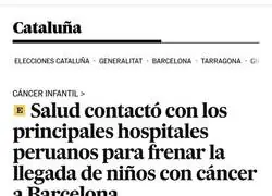 La Generalitat: la sanidad es universal&hellip; pero con cita previa en Per&uacute;