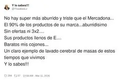 El &uacute;nico 3x2 que ves en Mercadona es: t&uacute;, tu paciencia y tu dignidad