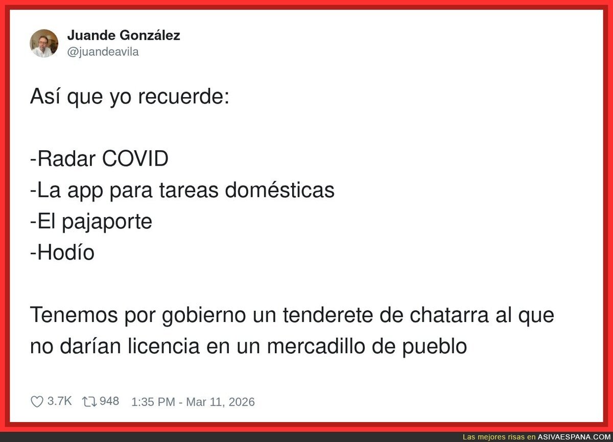 Dinero para el primo de turno