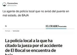 Cuando la jueza te cita y de repente te acuerdas de que hoy justo est&aacute;s de baja