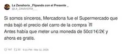 Mercadona: bajamos el precio del carro&hellip; ahora el sablazo es solo en productos