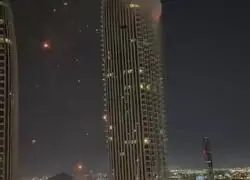 Dubai atacado otra vez. Un dron iran&iacute; impact&oacute; de lleno la ic&oacute;nica torre de Creek Harbour, uno de los s&iacute;mbolos m&aacute;s lujosos y emblem&aacute;ticos de la ciudad