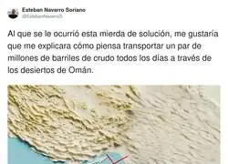 Claro, y de paso llevamos el crudo en tuppers, &iquest;no?