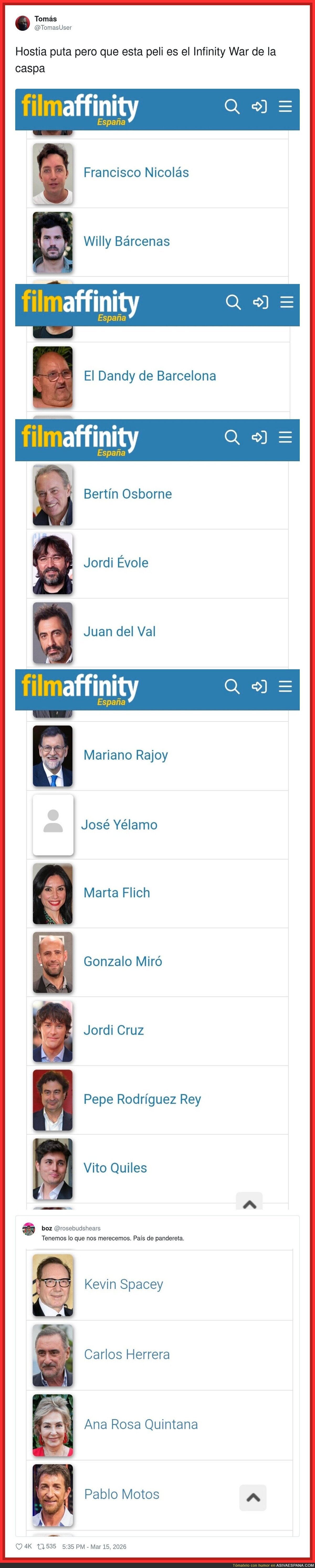 El casting de Marvel si el presupuesto se va en ca&ntilde;as y favores