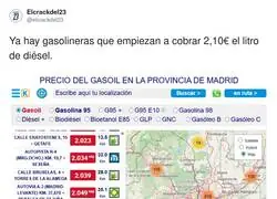 A 2,10&euro; el litro ya no lleno el dep&oacute;sito: lo adopto