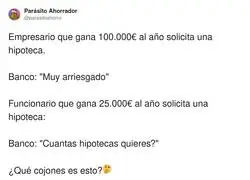 En el banco: si no tienes n&oacute;mina, eres un peligro; si la tienes, eres patrimonio cultural