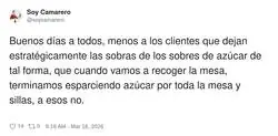 Hay gente que no toma caf&eacute;: hace manualidades con el az&uacute;car