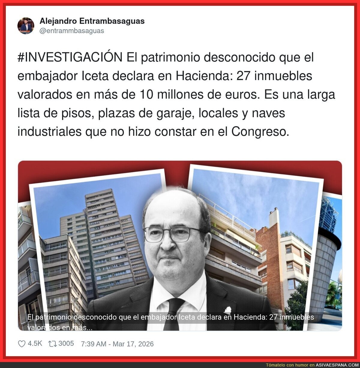 Yo sin acordarme ni de d&oacute;nde he dejado las llaves y este se&ntilde;or &ldquo;olvid&aacute;ndose&rdquo; de 27 inmuebles