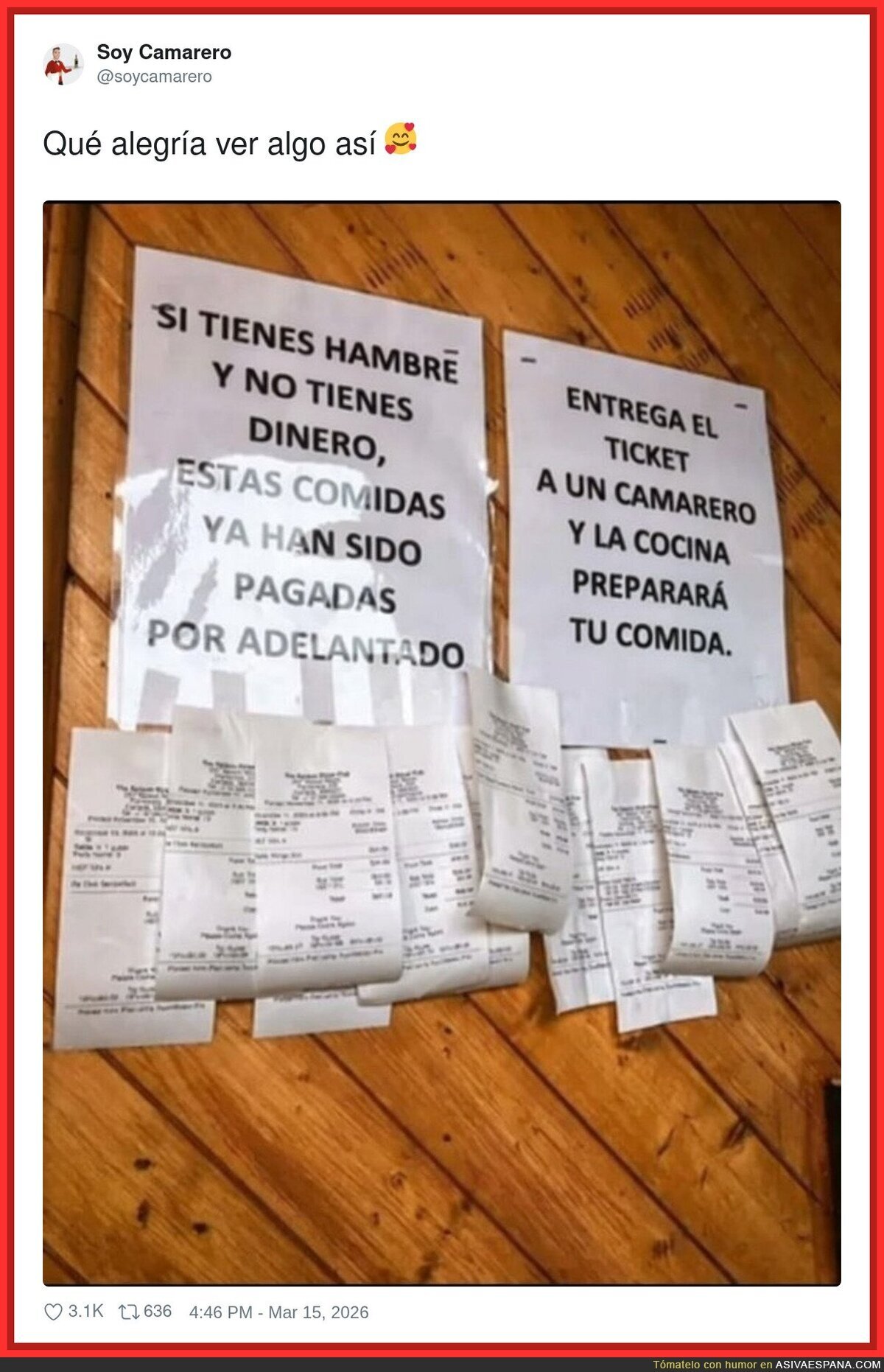 Ojal&aacute; en la vida tambi&eacute;n hubiera tickets prepagados para pagar el alquiler