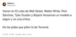 Hay pe&ntilde;a que ve Breaking Bad como tutorial y Torrente como documental
