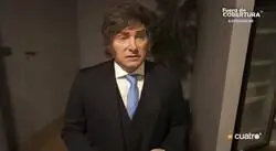 Javier Milei se dirige a los espa&ntilde;oles desde Horizonte, ya es cosas de cada uno hacerle caso o no