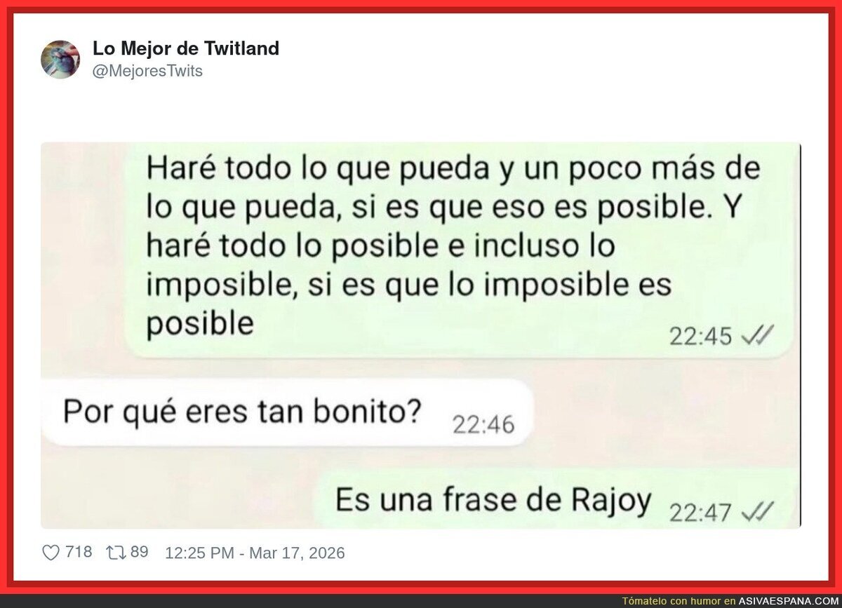 Rajoy dejó verdaderas perlas