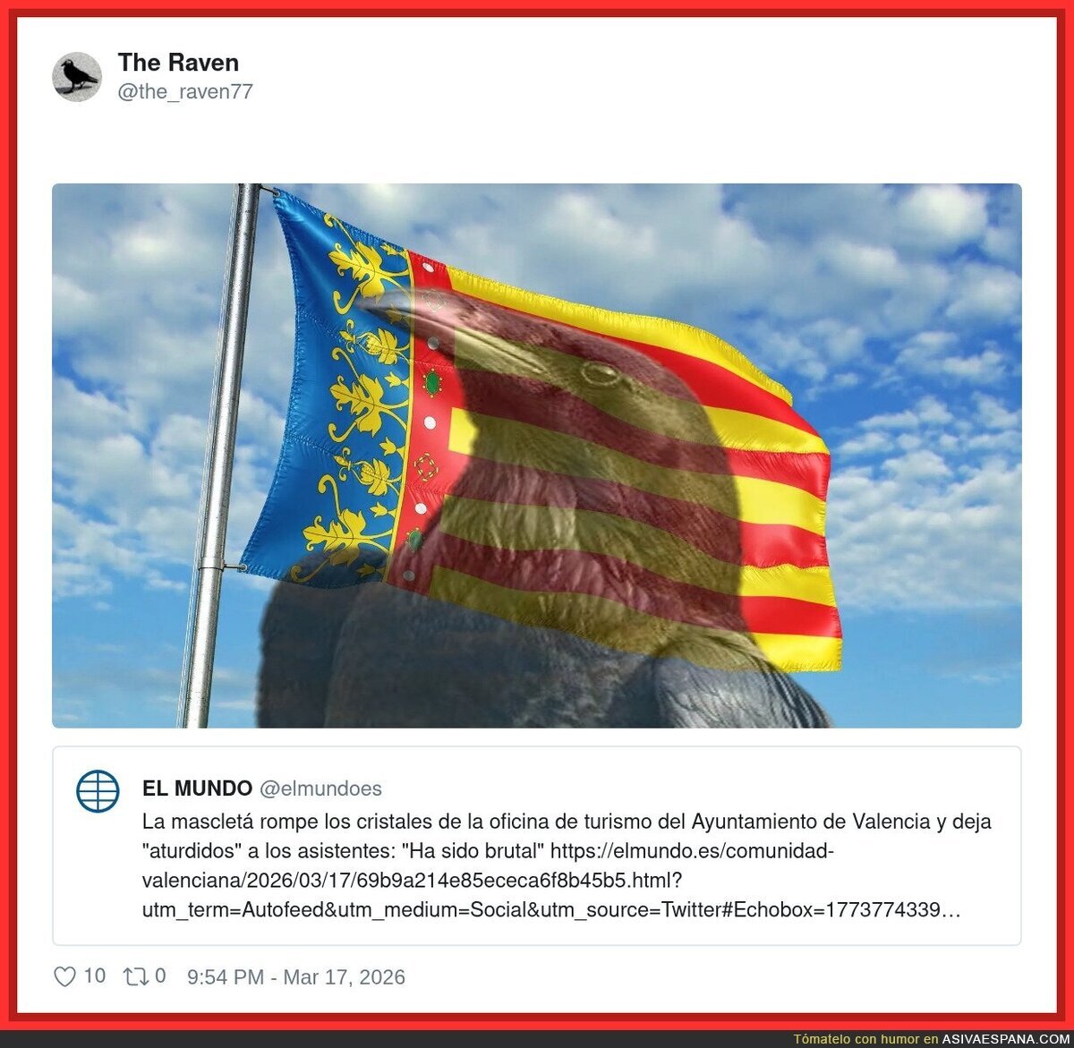 En Val&egrave;ncia no se rompen r&eacute;cords, se rompen cristales