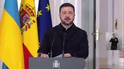 Zelenski: &ldquo;S&eacute; c&oacute;mo tratan en Espa&ntilde;a a los ucranianos, con mucho respeto. Esto es gracias a tu energ&iacute;a, Pedro, como l&iacute;der de este pa&iacute;s&rdquo;