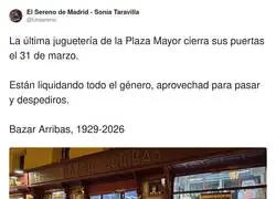 Madrid quitando la &uacute;ltima jugueter&iacute;a y luego pregunt&aacute;ndose por qu&eacute; nadie tiene infancia